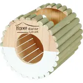 Zolux Knaagdierhuis Home Nesting Rond Wit - 19x19x19cm