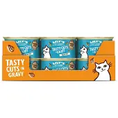 Lily's Kitchen 24x Kattenvoer Nat Tasty Cuts In Saus Oceaanvis 85 Gr