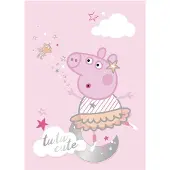 Nickelodeon Peppa Pig fleecedeken, 140x100cm (140 x 100 cm)
