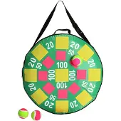 Buitenspeel Velcro Darts - Dartbord Werpspel - Dartspel Kinderen - Speelgoed 6 Jaar - 50 X 50 X 10 cm - Buitenspeelgoed - Cadeau kind