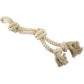 Gebr. De Boon Floss-toy halter groot wit Speelplezier-hond