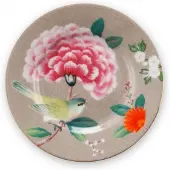 Pip studio Blushing Birds Petit Fourbordje 12 cm - khaki