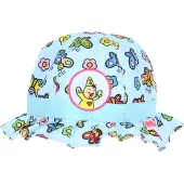 Bumba Zomerhoedje Girls Butterfly Blauw Maat 52