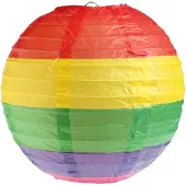 SANTEX Regenbooglantaarn / Lantaarn Ø20cm [2stuks]
