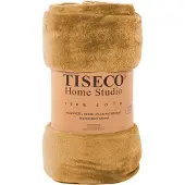 Tiseco Plaid Home Studio Cosy Indian Tan-180 x 220 cm