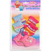 Heless Poppensokken Gekleurd, 3 paar, 35-46 cm