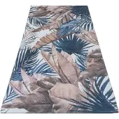 Veer Carpets Vloerkleed palm blue 70 x 140 cm