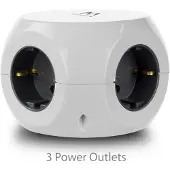 Ewent Stekkerdoos Met 3 usb-A Poorten 1.5m wit