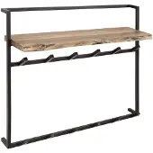 Giga Meubel Gm Wandkapstok 12-haaks - Hoedenplank - Air Solid