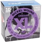 Daddario EXL115-10P 11-49 Medium Electric Guitar Strings 10 Pack