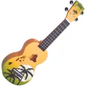 Mahalo Hawaii Hawaii Green Burst Sopraanukelele