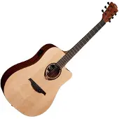 LAG Guitars Tramontane 70 T70DCE-NAT Dreadnought elektrisch-akoestische westerngitaar