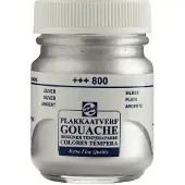 Talens Gouache Extra Fine Gouache Paint 50 ml Silver