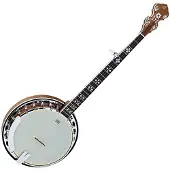 Ortega OBJ550W-SNT Falcon Series 5-string Banjo Natural met gigbag