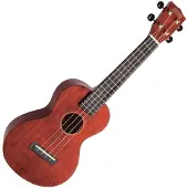 Mahalo Concert ukelele - MH2TWR - Hano Series - Transparant wijnrood - Met draagtas