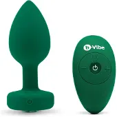 B-Vibe - Vibrerende buttplug met siersteen - M/L