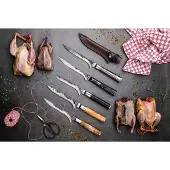 Forged Leren hoes Uitbeenmes