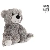 Take Me Home Beer Grijs Pluche 15cm Take Me Home Knuffel