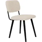 Housecraft living Eetkamerstoel Jake Off White Bouclé