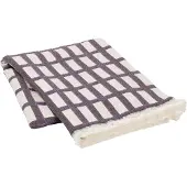 Broste Copenhagen Isa plaid paars - 130x180cm
