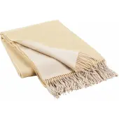 Broste Copenhagen Jeanne plaid geel - 130x200cm