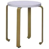 Hubsch Smile kruk lichtblauw/khaki - 021608