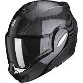 Scorpion Exo-Tech Evo Carbon Solid Zwart Systeemhelm Maat S