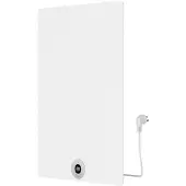Best design Brenner Elektrische radiator mat wit 300W 70x50cm