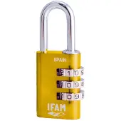 Ifam Combi30 30 Mm D5 Mm Combination Padlock Goud