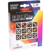 GameGenic Set de 12 Dés D6 - Galaxy Series : Mars