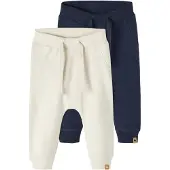 Name it Broek 'Takki' crème / nachtblauw / bruin