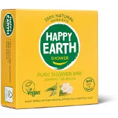 Happy Earth 100% Natuurlijke Shower Bar Jasmine Ho Wood - 90 gr