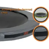 Avyna Trampoline Beschermrand Heavy Duty - Universeel - Inground - ø 330 cm (10ft) - Grijs