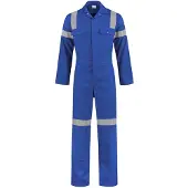 Coppens Hoge zichtbaarheids overall korenblauw | Maat 66 + |