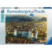 Ravensburger puzzel Pisa in Italië - legpuzzel - 2000 stukjes