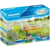 Playmobil , uitbreidingsset "Erlebnis-Zoo", Familieplezier, 70348