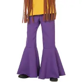 Wilbers Hippie broek kinderen paars | Maat 140