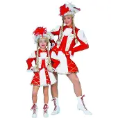 Wilbers Majorette Dansmarietje rood | Maat 116