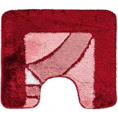 Coppens Wicotex toiletmat 50 x 60 cm bordeaux design |