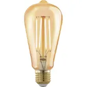 Eglo LED lamp E27 | Edison ST64 | Filament | Amber | 1700K | Dimbaar | 4W (28W)