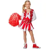 Coppens Cheerleader luxe, rood | Maat 152 |