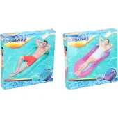 Bestway Lounge Aqua drijvend luchtbed - ingebouwd kussen - 90 kg - 160 x 84 cm