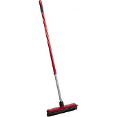 Coppens Rubberen bezem 30cm telescoopsteel 84-135cm |