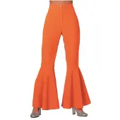Wilbers Hippie broek oranje s | Maat 48 |