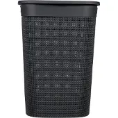 Curver Filo Wasmand met Deksel 55L Donkergrijs
