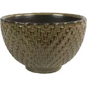 Coppens Schaal ro Areta M grijs - L18B18H11CM