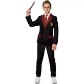 Suitmeister kostuum Harry Potter Gryffindor zwart/bordeaux Jongens Polyester Reverskraag - maat 98/116