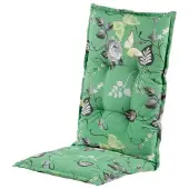 Hartman tuinstoelkussen Linde Green - 50% Polyester / 50% Katoen - Tuinkussens hoge rug dik -