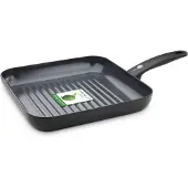 Greenpan CW002217-002 Cambridge Black Vierkante Grillpan 28 cm