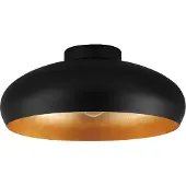 Eglo plafondlamp Mogano staal zwart/ goud